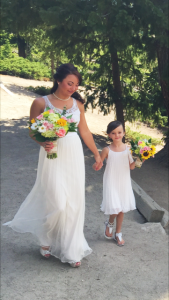 Bridal entry down path July 17, 2016