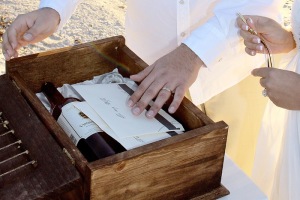 Pic of Wine Box + Love Letters